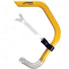 FINIS Stability Snorkel : Speed White Tubo Frontal de Natación, Unisex  Adulto, Blanco, Talla única